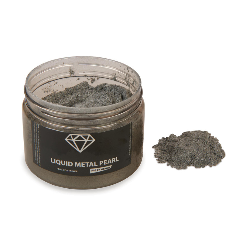 Mica Powder - 51 Grams - Color:Liquid Metal Pearl